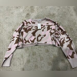 glammaker large cropped sweater